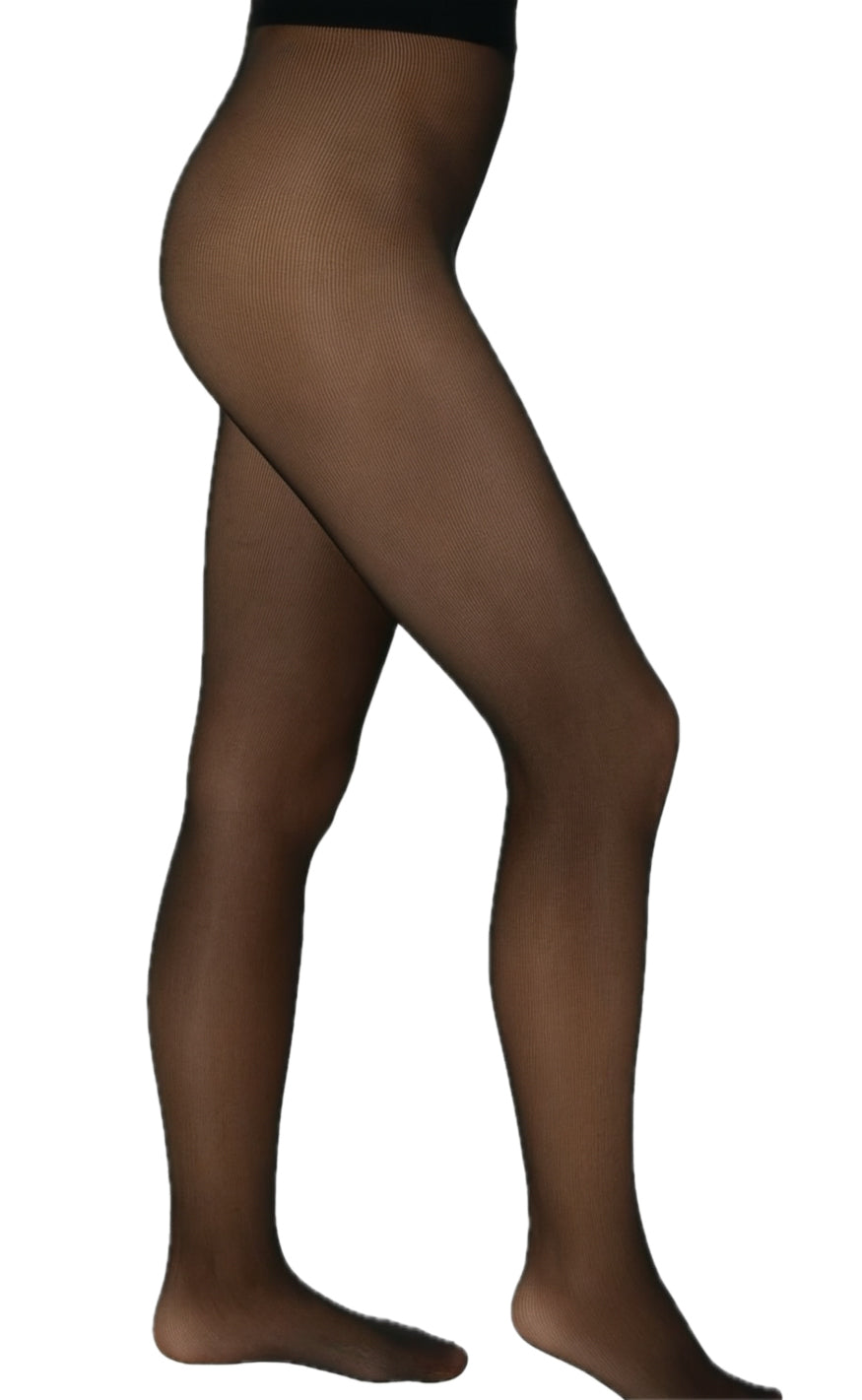 Say INA Copenhagen Fleece / Termo Strømpebukser - Black Nude