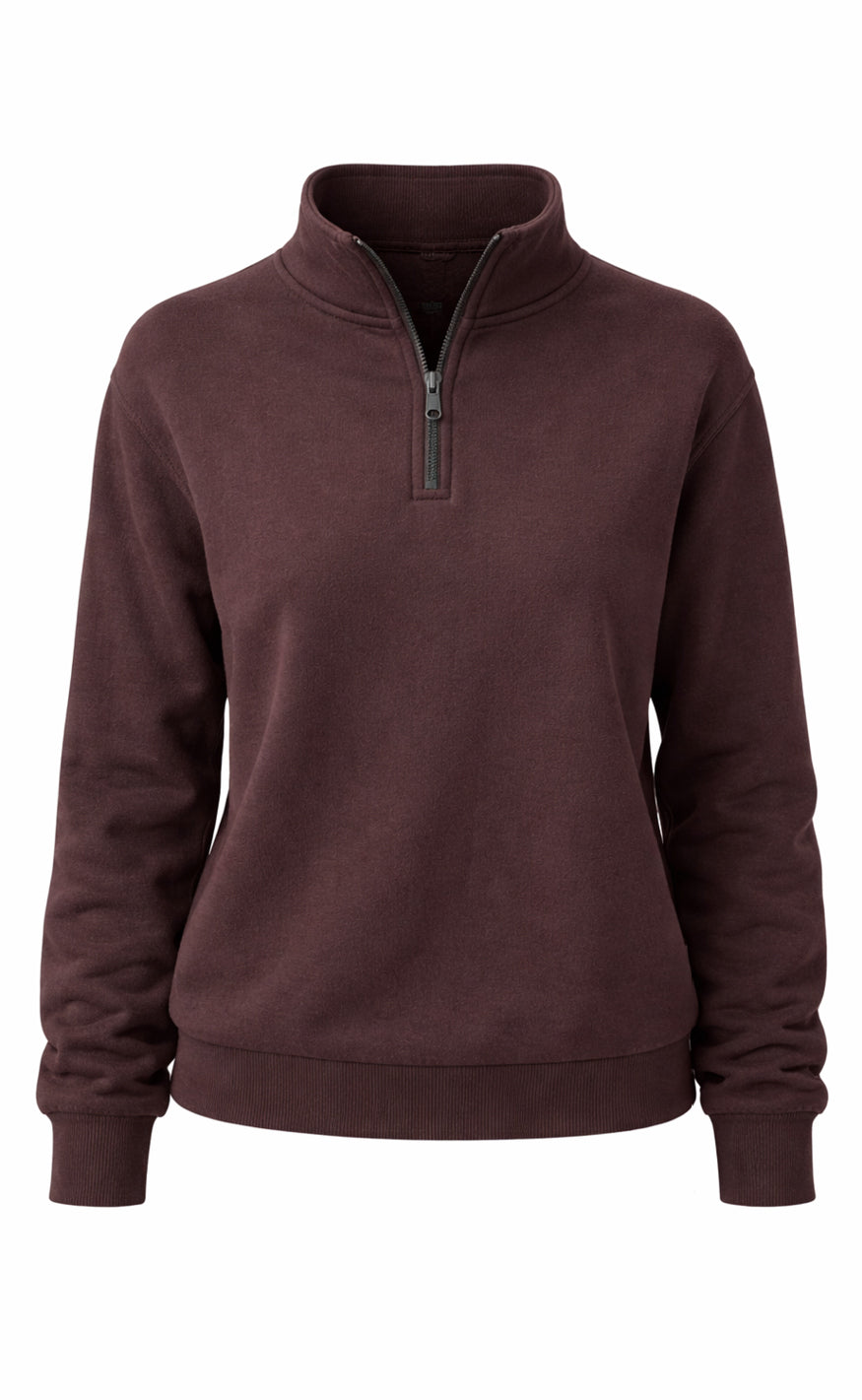 Say INA Copenhagen Fleece Trøje - Fie - Warm Brown
