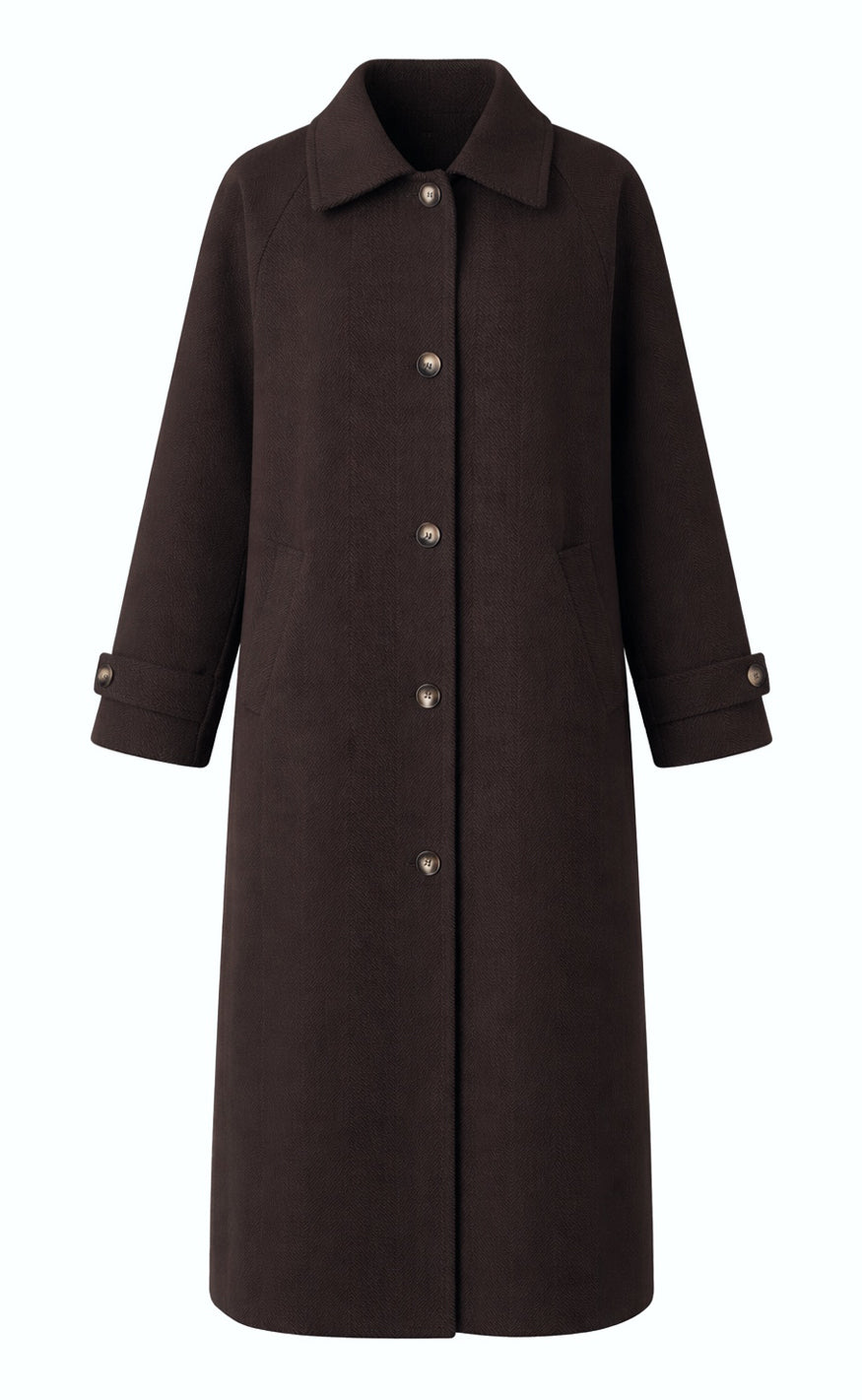 Say INA Copenhagen Frakke - Vienna - Dark Brown