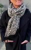Say INA Copenhagen Halstørklæde - Ariana - Beige Leopard
