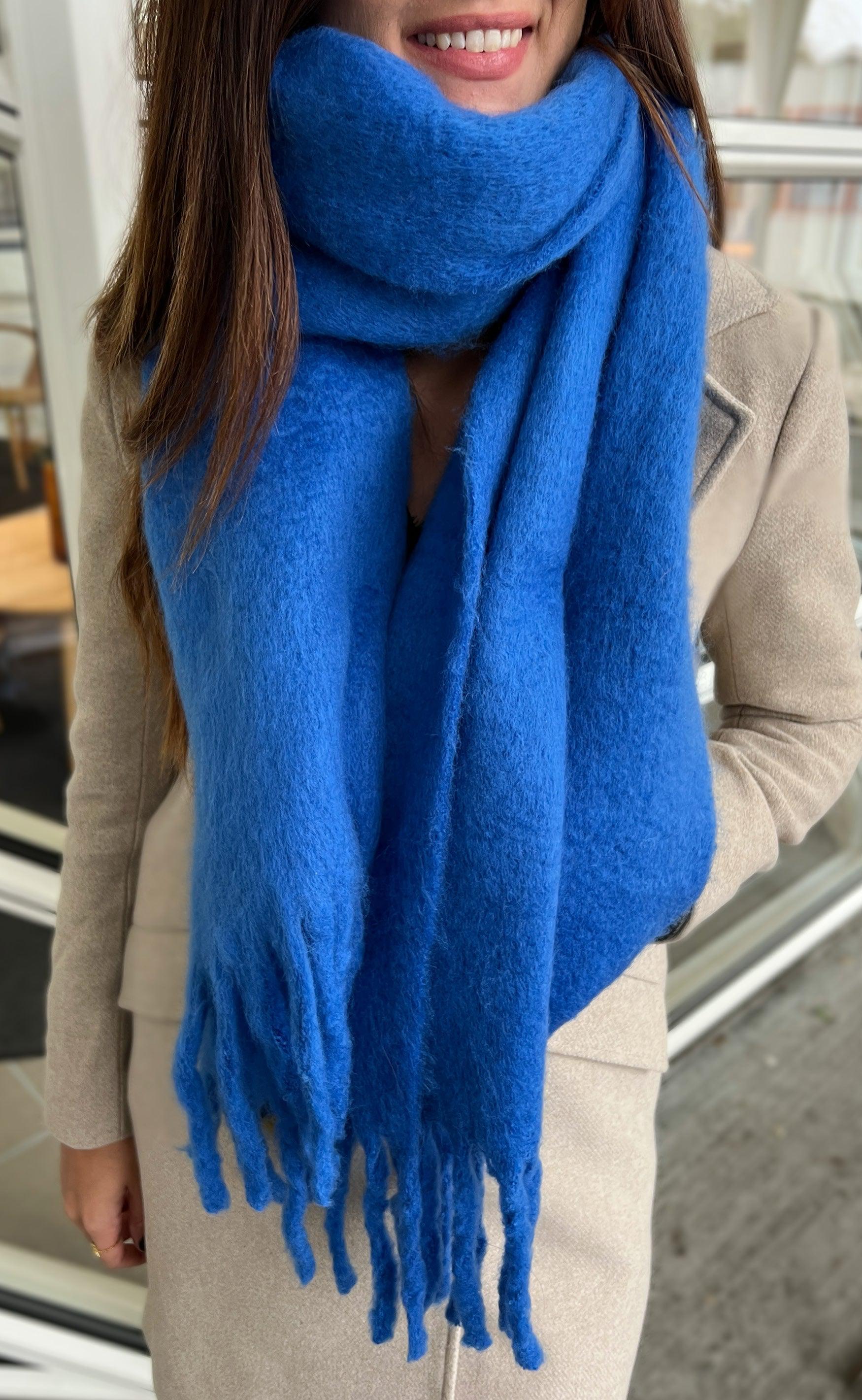 Say INA Copenhagen Halstørklæde - Gry - Blue