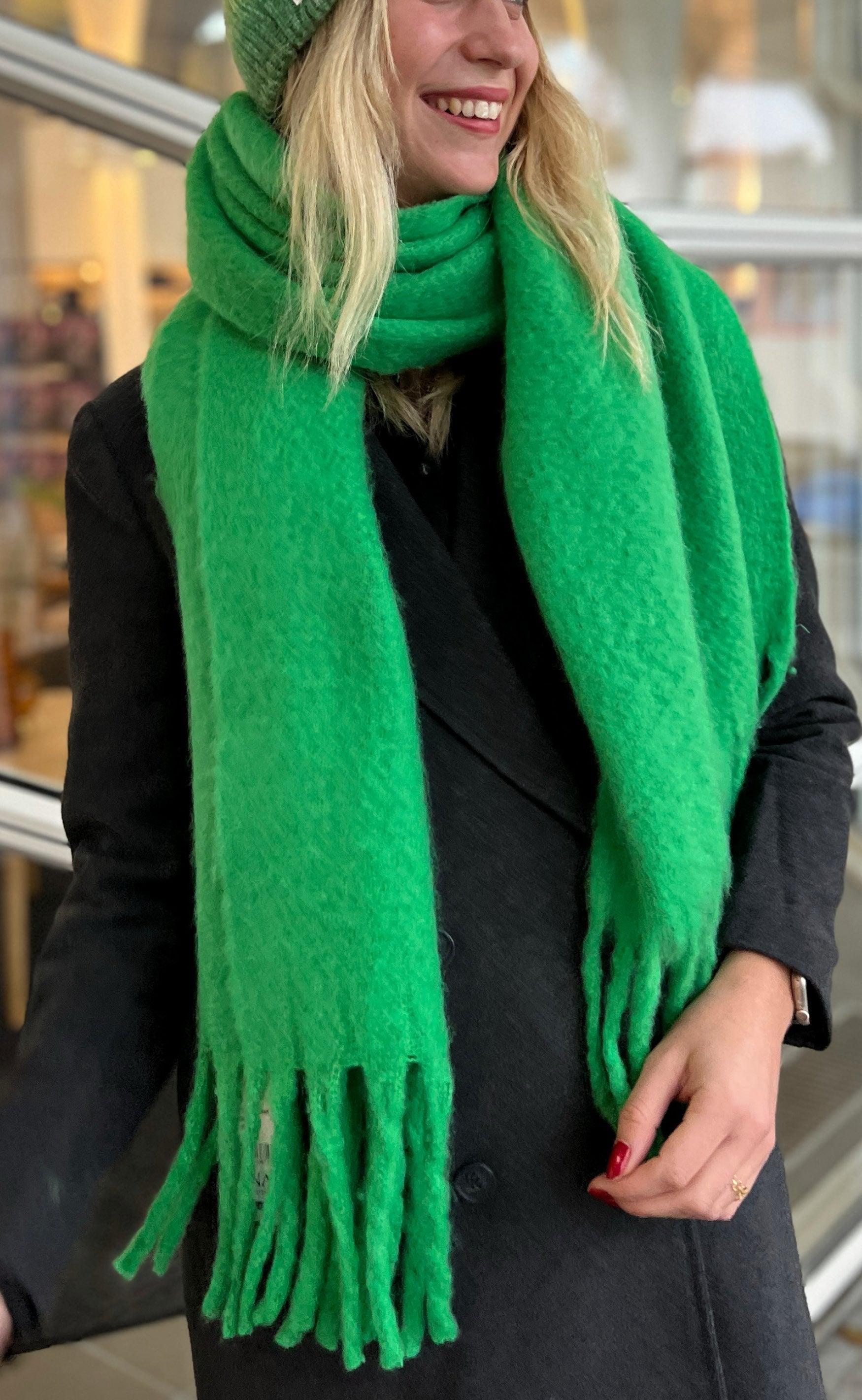 Say INA Copenhagen Halstørklæde - Gry - Green