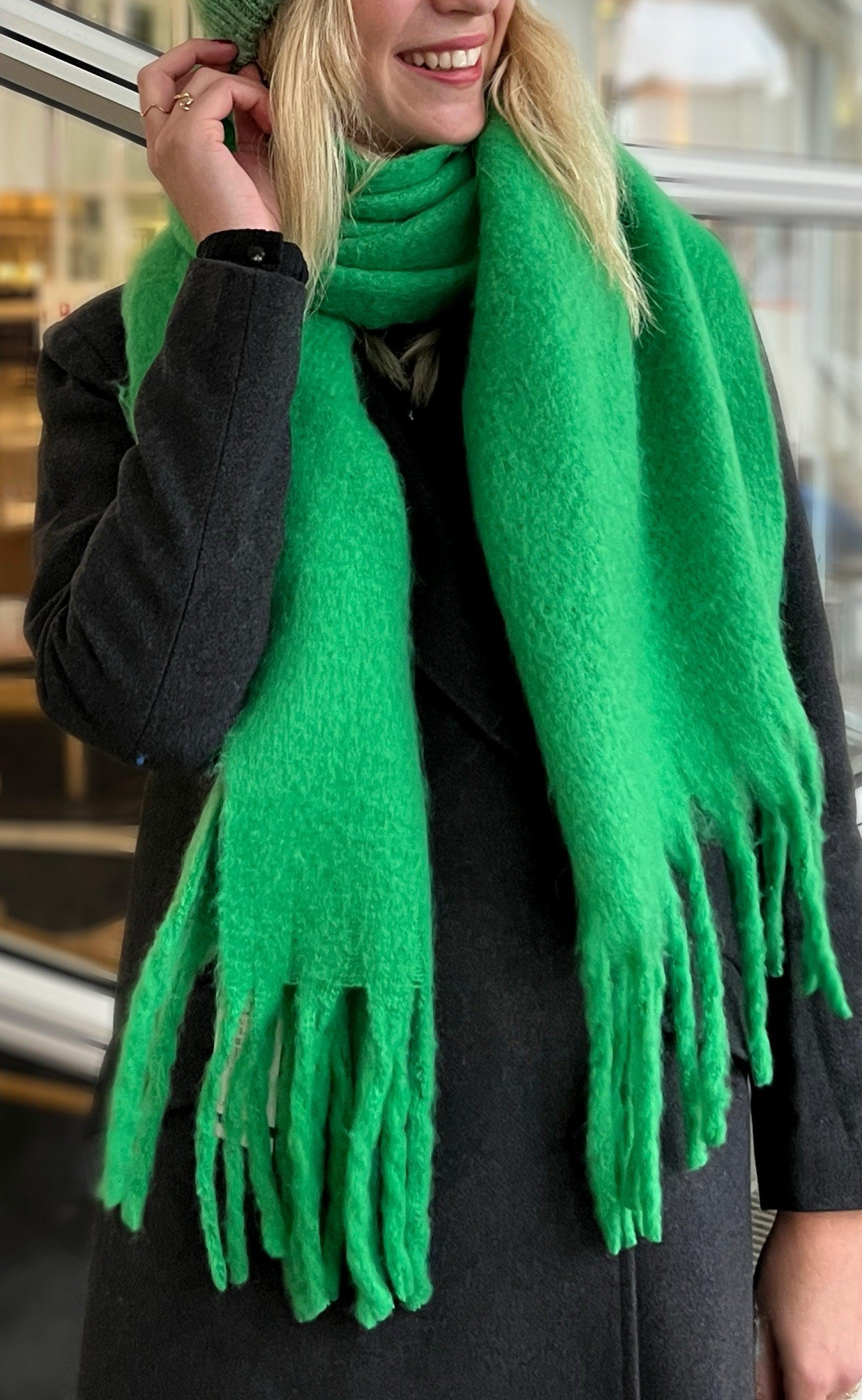 Say INA Copenhagen Halstørklæde - Gry - Green