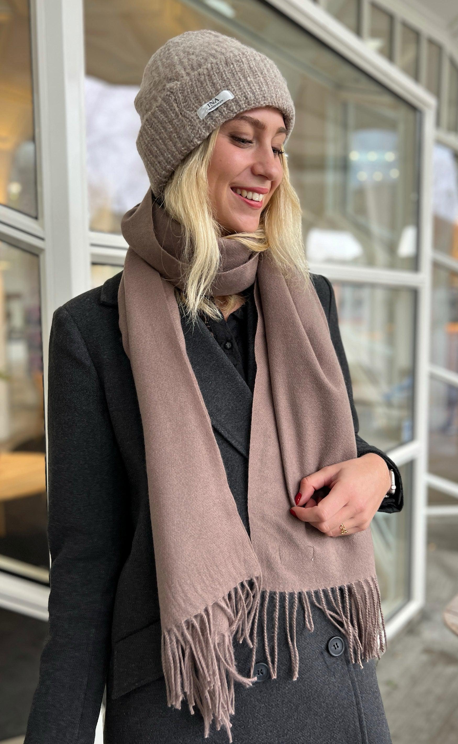 Say INA Copenhagen Halstørklæde - Sif - Mocca