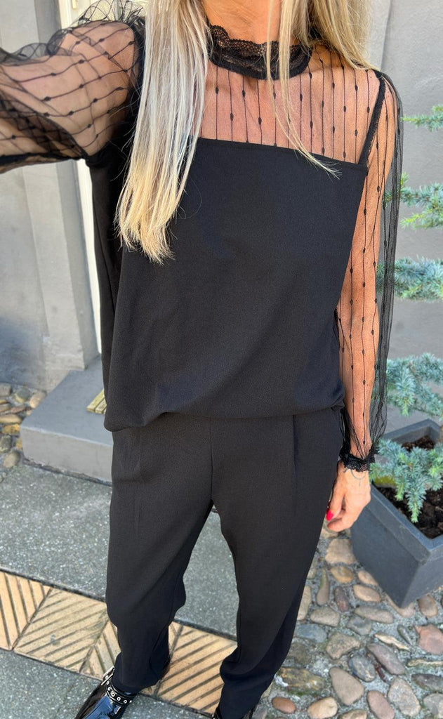 Say INA Copenhagen Jumpsuit / Buksedragt - Trisha - Black