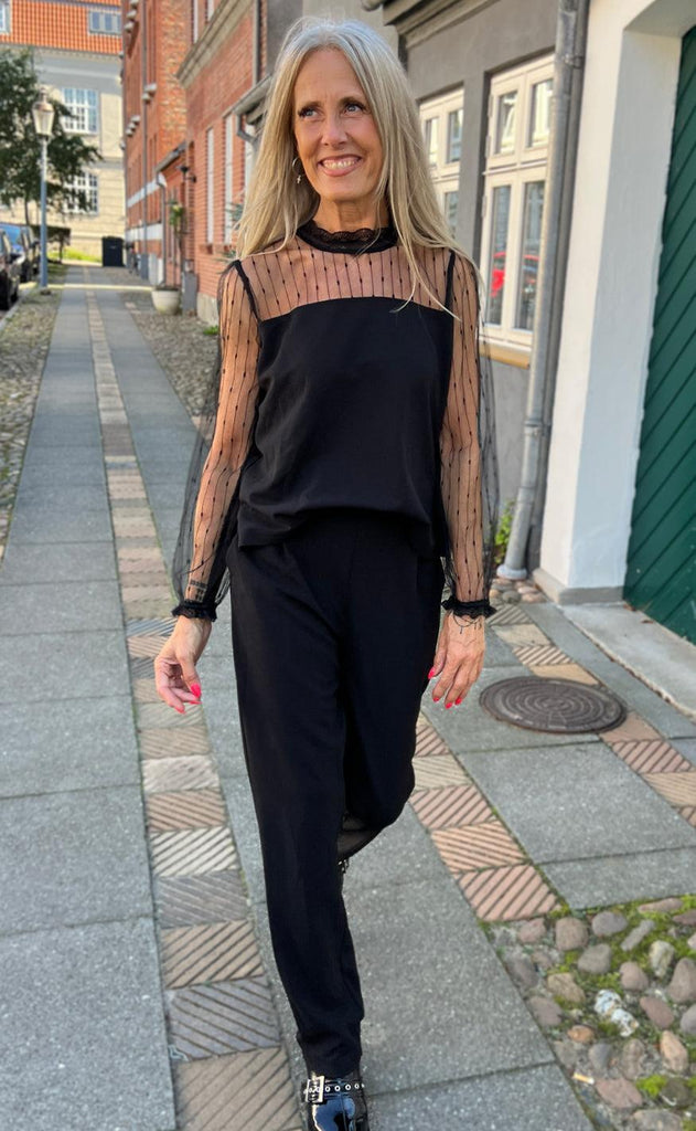 Say INA Copenhagen Jumpsuit / Buksedragt - Trisha - Black