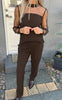 Say INA Copenhagen Jumpsuit / Buksedragt - Trisha - Dark Brown