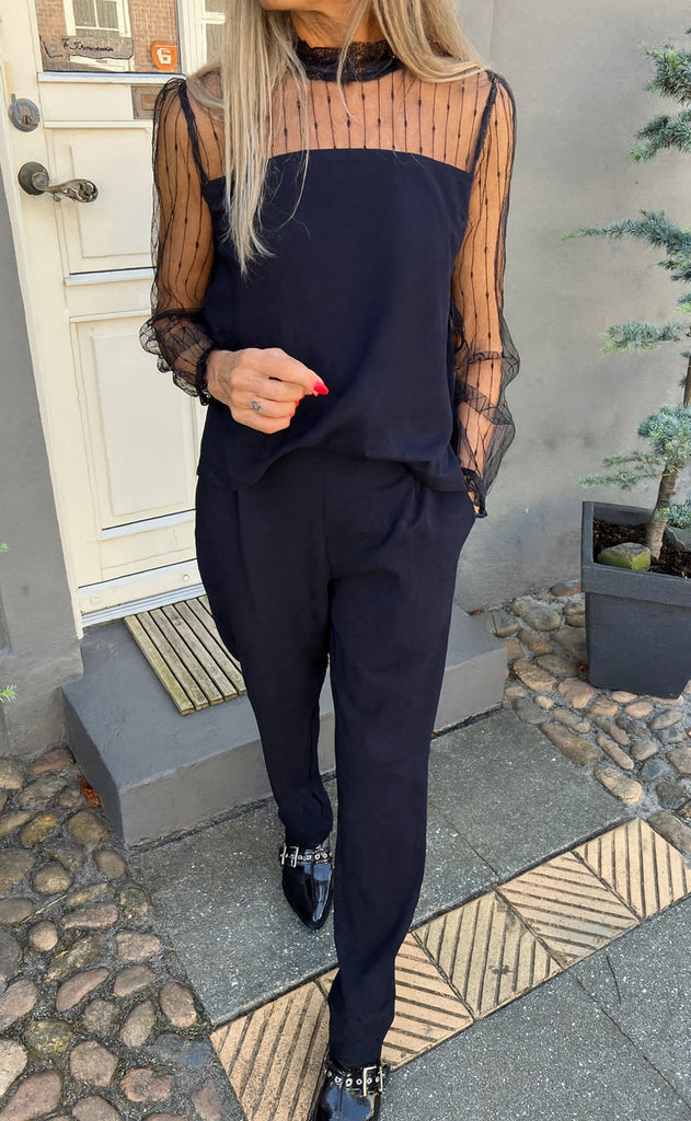 Say INA Copenhagen Jumpsuit / Buksedragt - Trisha - Navy Blue