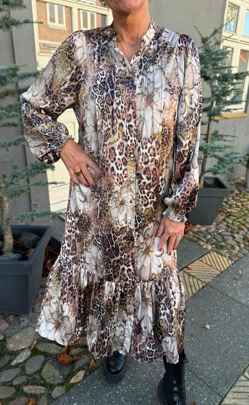Say INA Copenhagen Kjole - Aida - Leopard / Flower