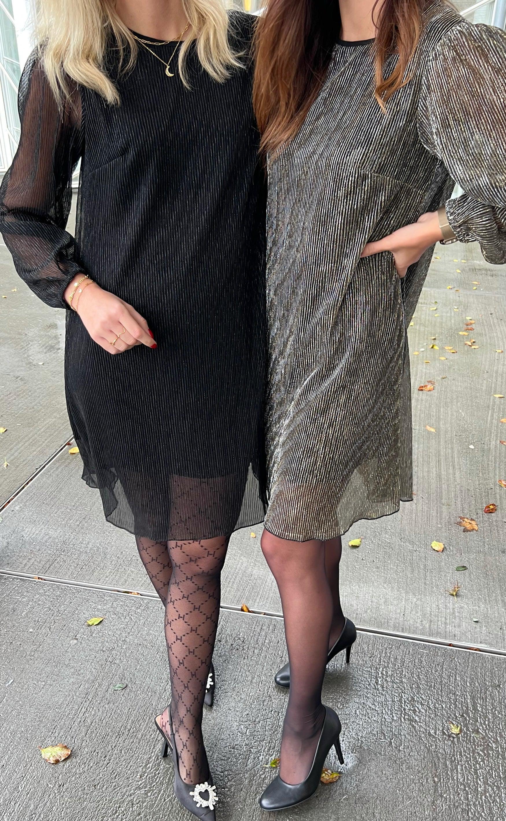 Say INA Copenhagen Kjole - Alma - Black Glitter