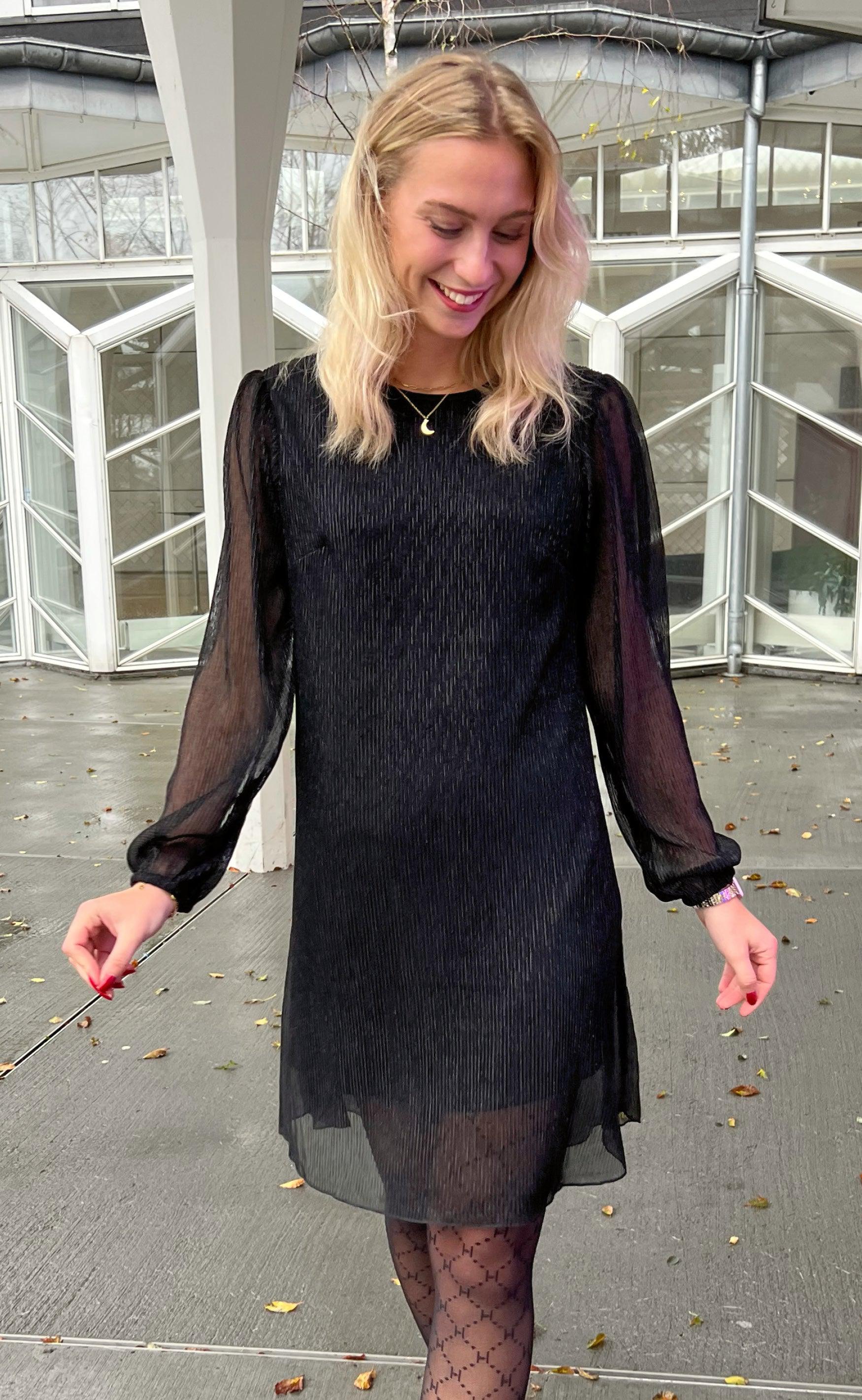 Say INA Copenhagen Kjole - Alma - Black Glitter