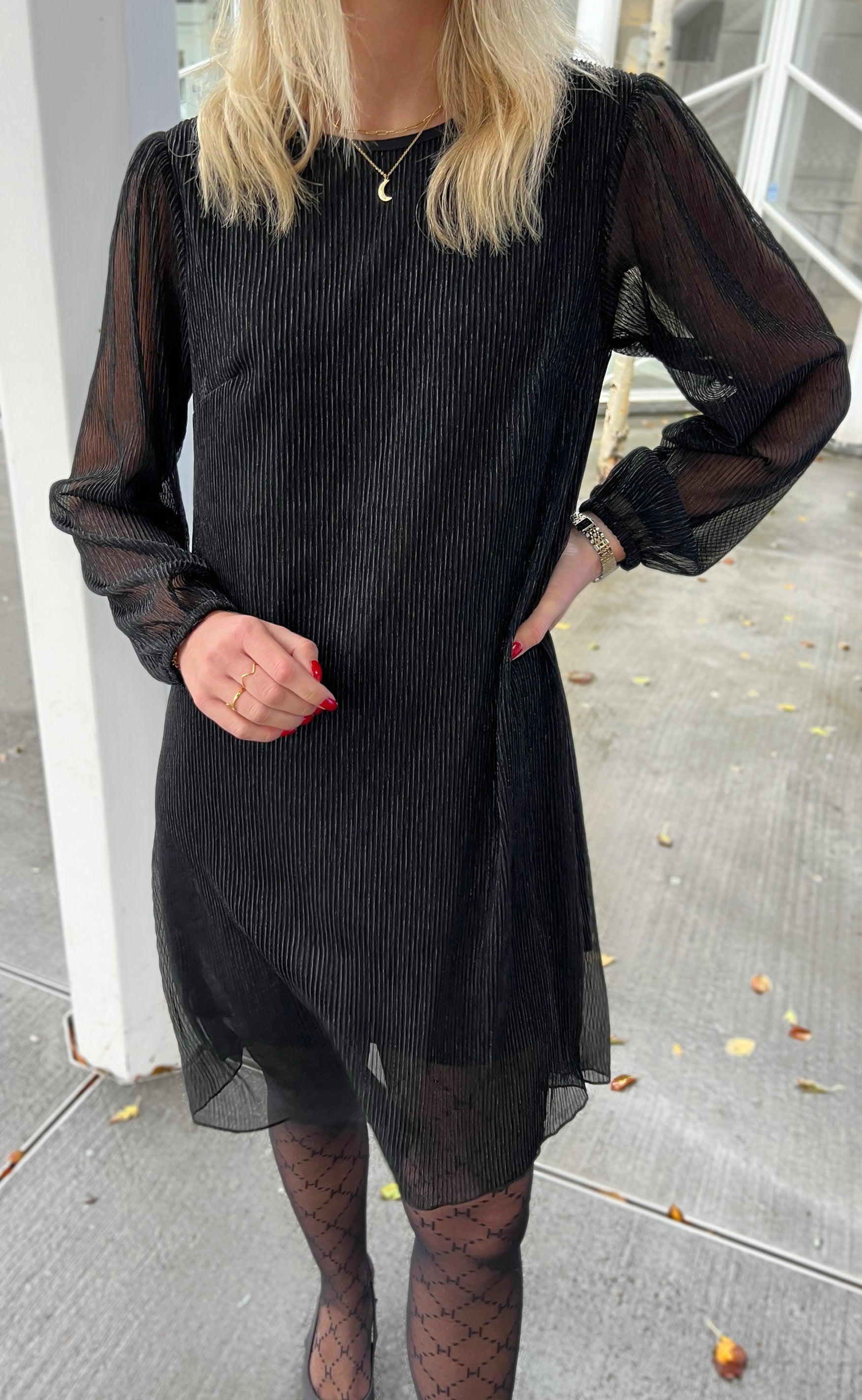 Say INA Copenhagen Kjole - Alma - Black Glitter