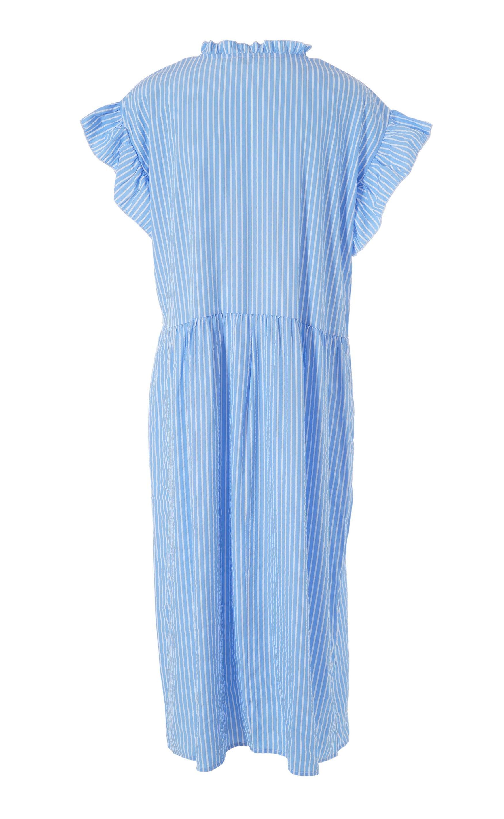 Say INA Copenhagen Kjole - Amelia - Blue Striped