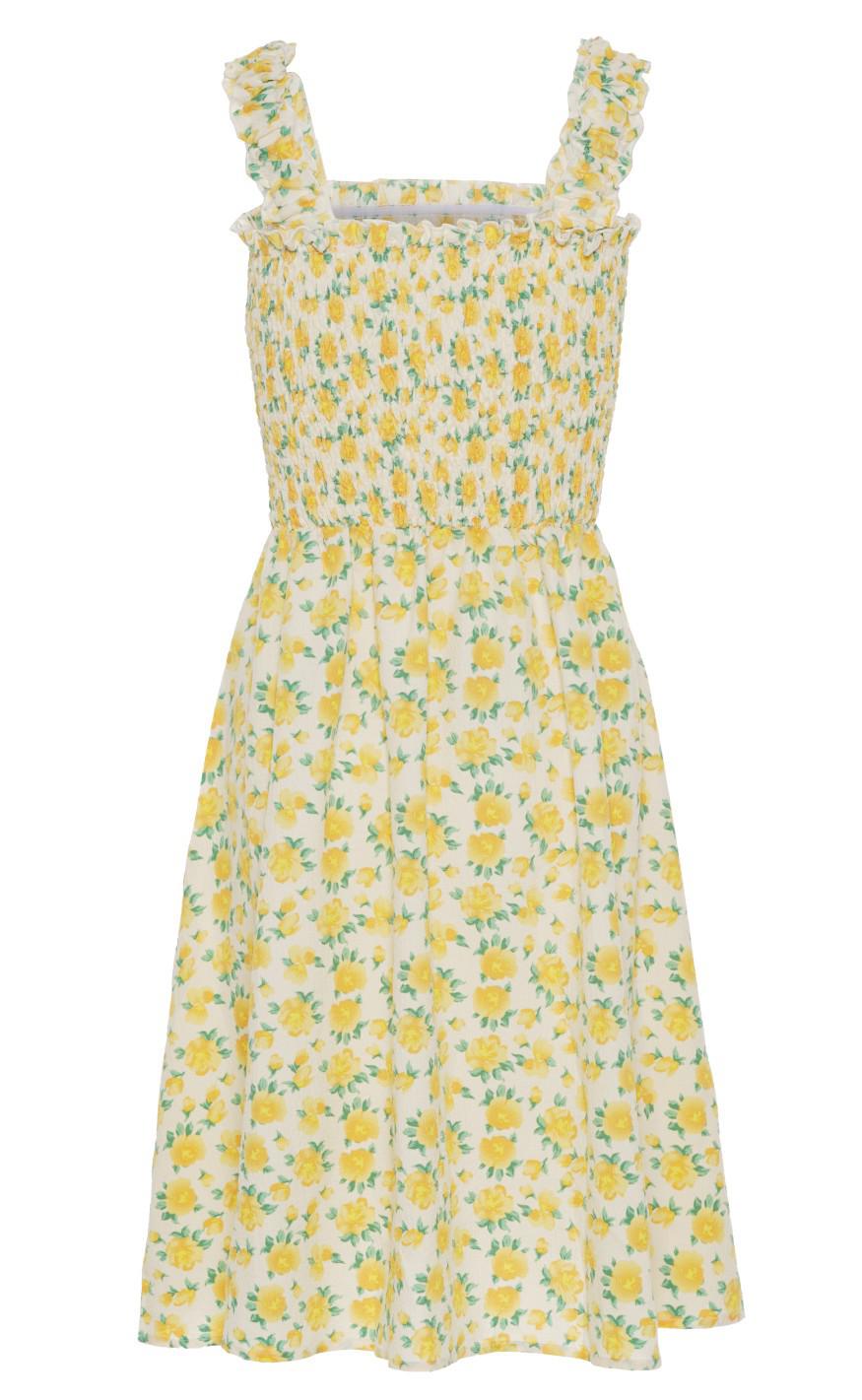 Say INA Copenhagen Kjole - Andrea - Yellow Flower