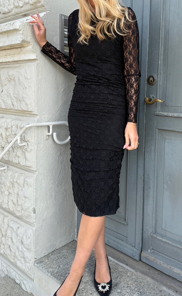 Say INA Copenhagen Kjole - Angelina - Black Lace