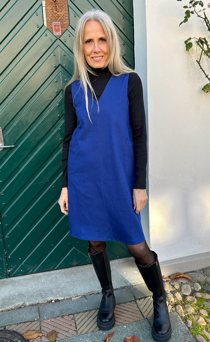 Say INA Copenhagen Kjole - Ania Spencer - Dark Denim Blue