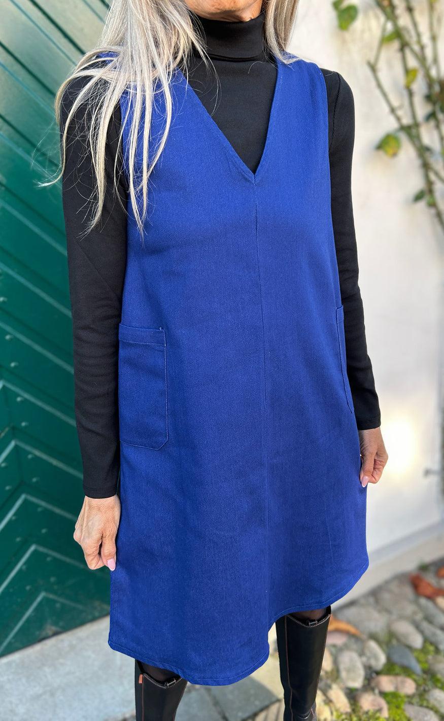 Say INA Copenhagen Kjole - Ania Spencer - Dark Denim Blue