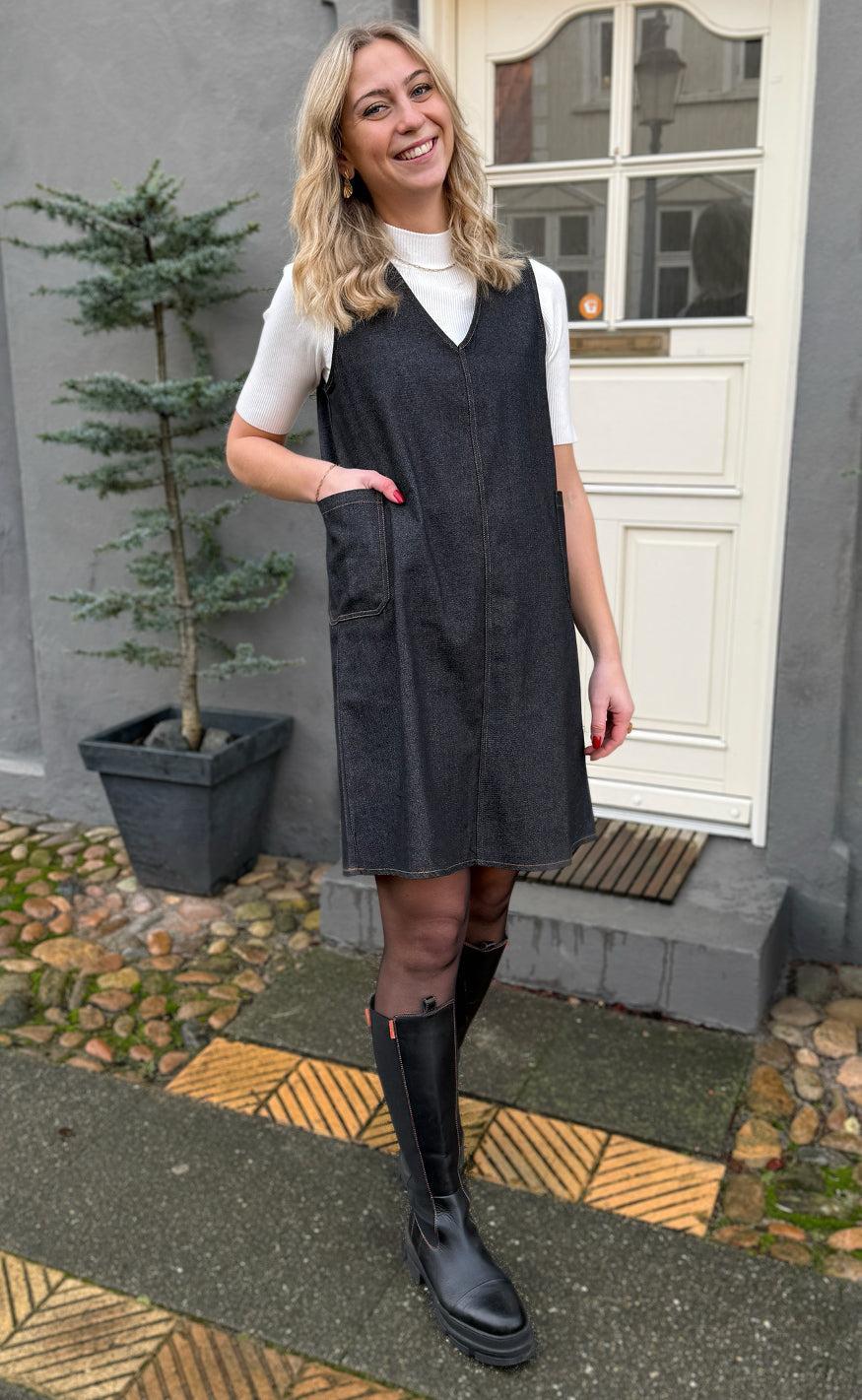 Say INA Copenhagen Kjole - Ania Spencer - Grey / Black Denim