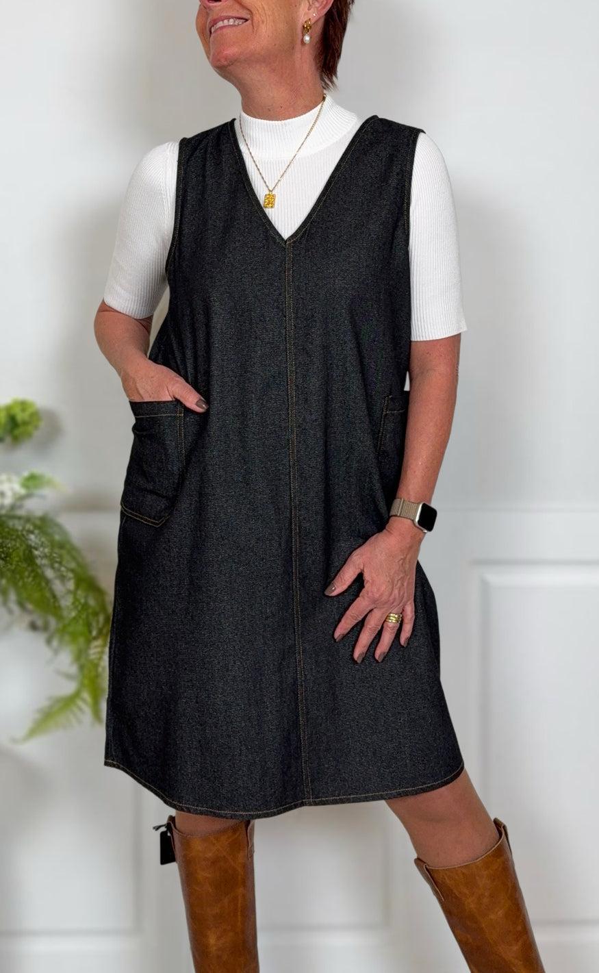 Say INA Copenhagen Kjole - Ania Spencer - Grey / Black Denim