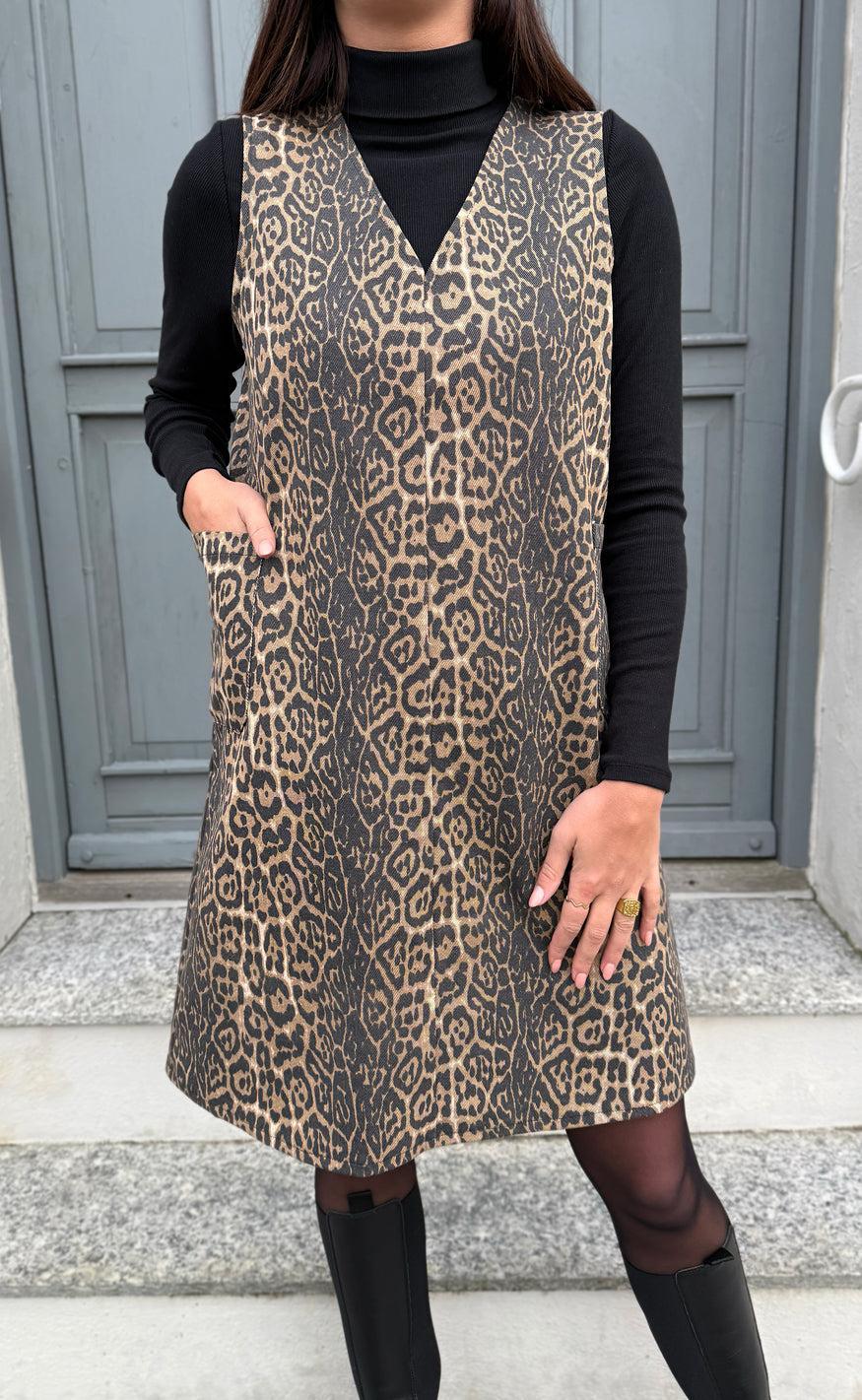 Say INA Copenhagen Kjole - Ania Spencer - Leopard