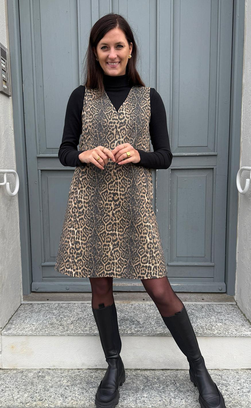 Say INA Copenhagen Kjole - Ania Spencer - Leopard