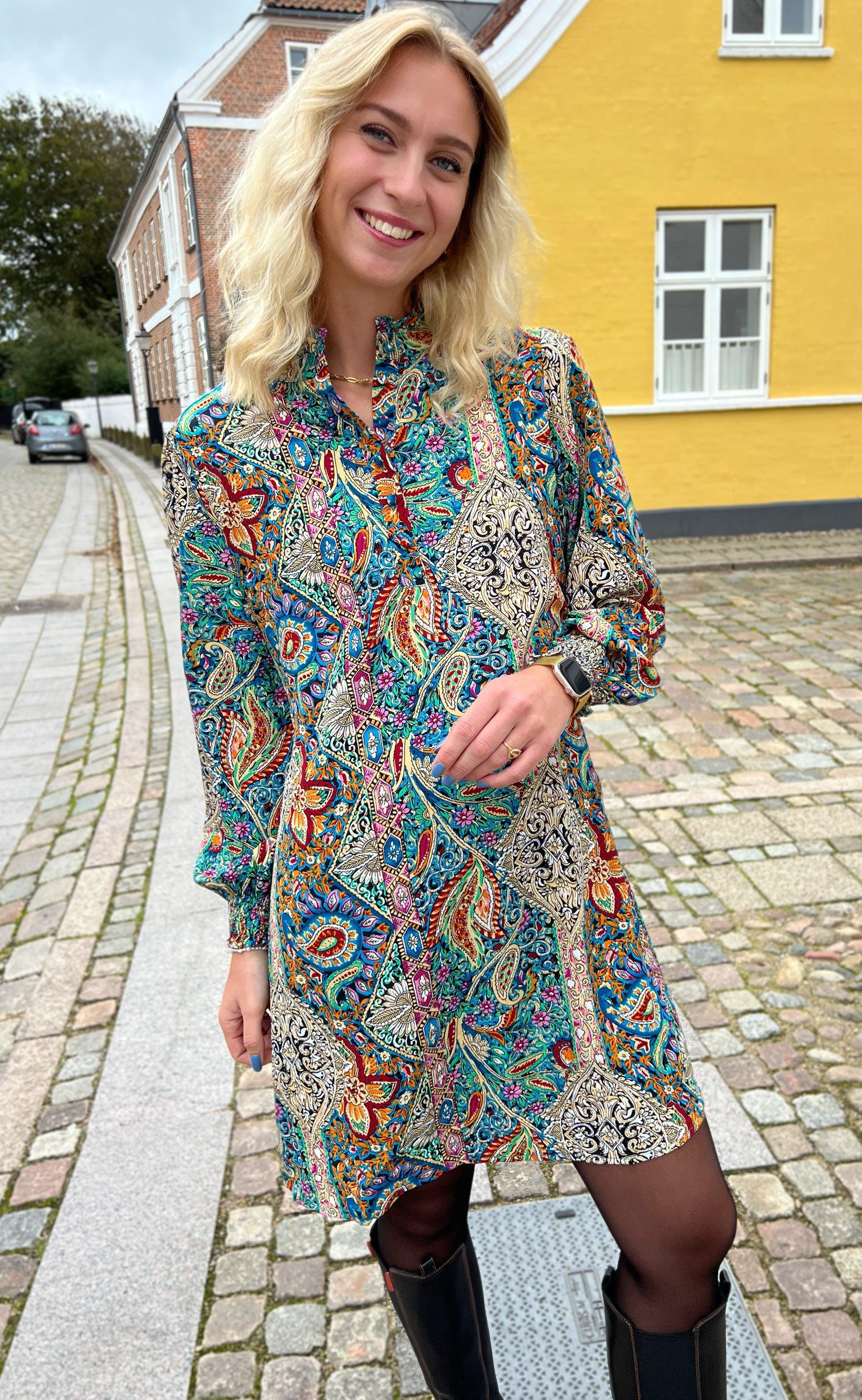 Say INA Copenhagen Kjole - Augusta - Mixed Paisley