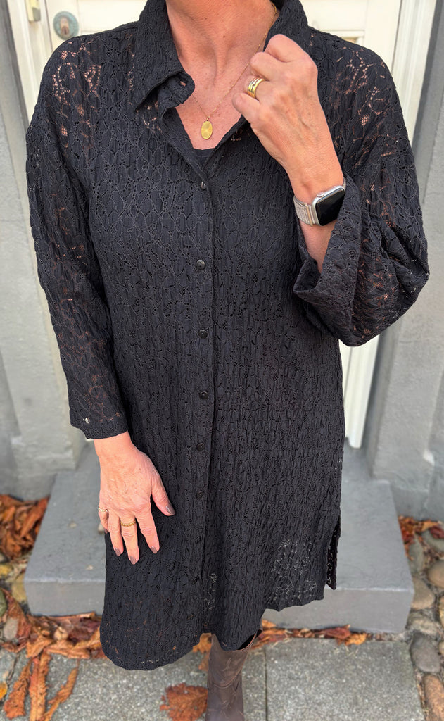 Say INA Copenhagen Kjole - Belle Lace - Black