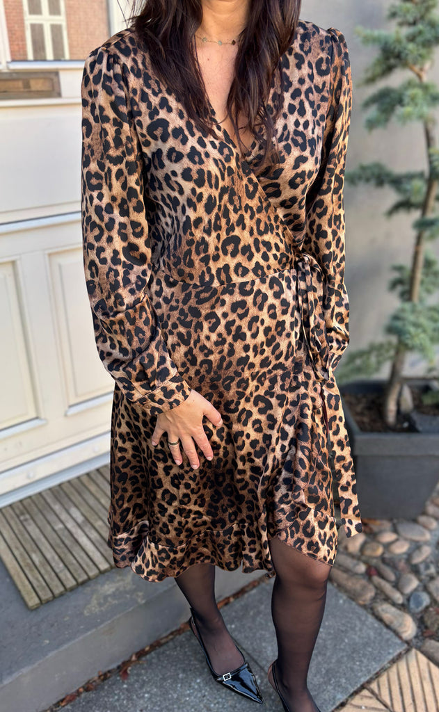 Say INA Copenhagen Kjole - Brina Wrap - Leopard