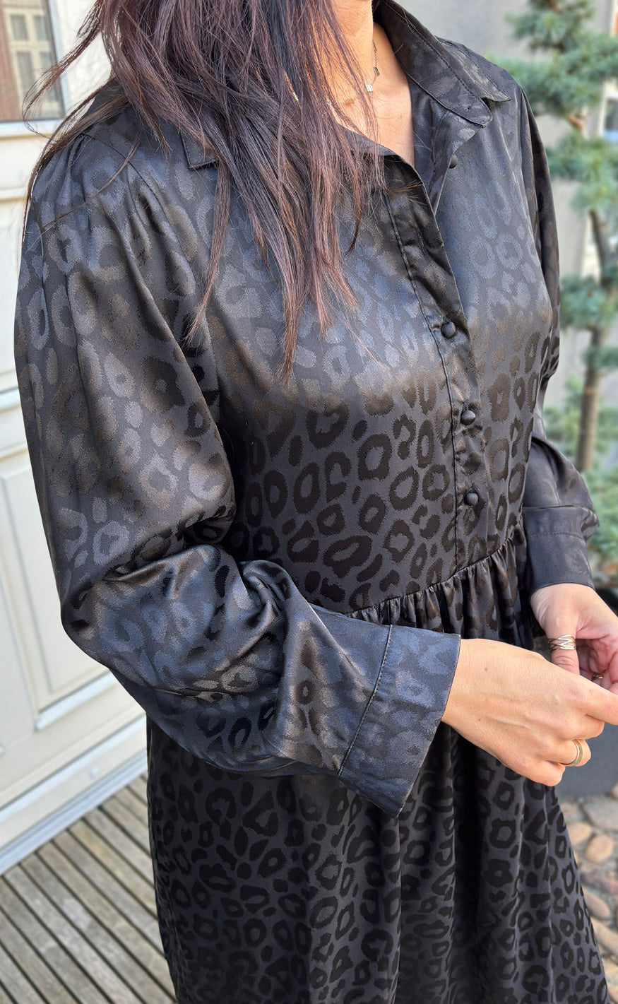 Say INA Copenhagen Kjole - Byron - Black Leopard