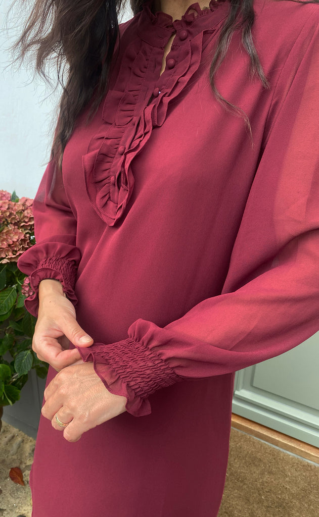 Say INA Copenhagen Kjole - Cami - Bordeaux