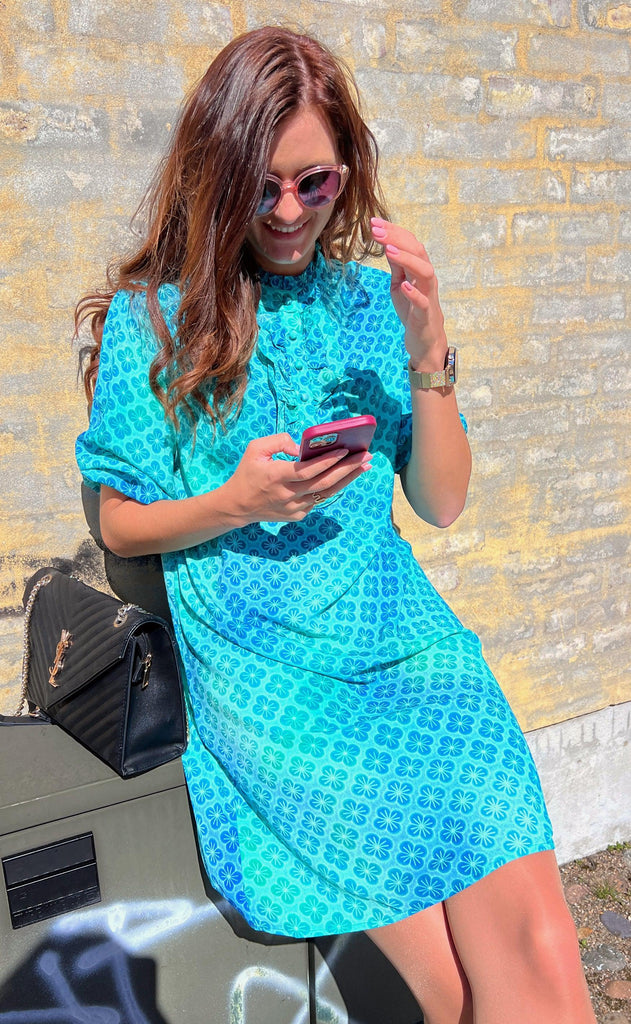 Say INA Copenhagen Kjole - Camilla - Aqua