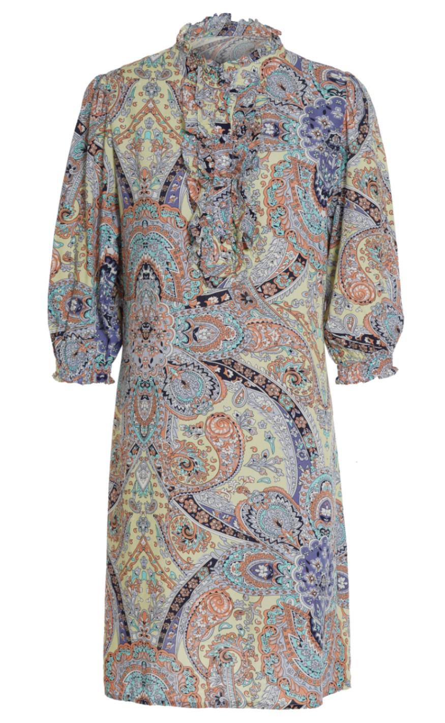 Say INA Copenhagen Kjole - Camilla - Purple Paisley