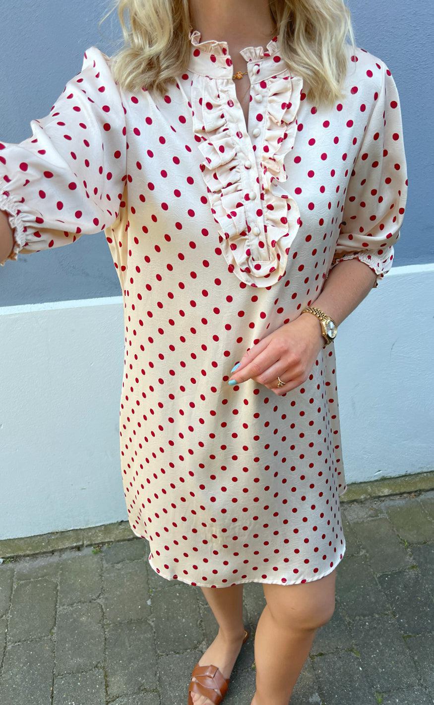 Say INA Copenhagen Kjole - Camilla - Red Dots
