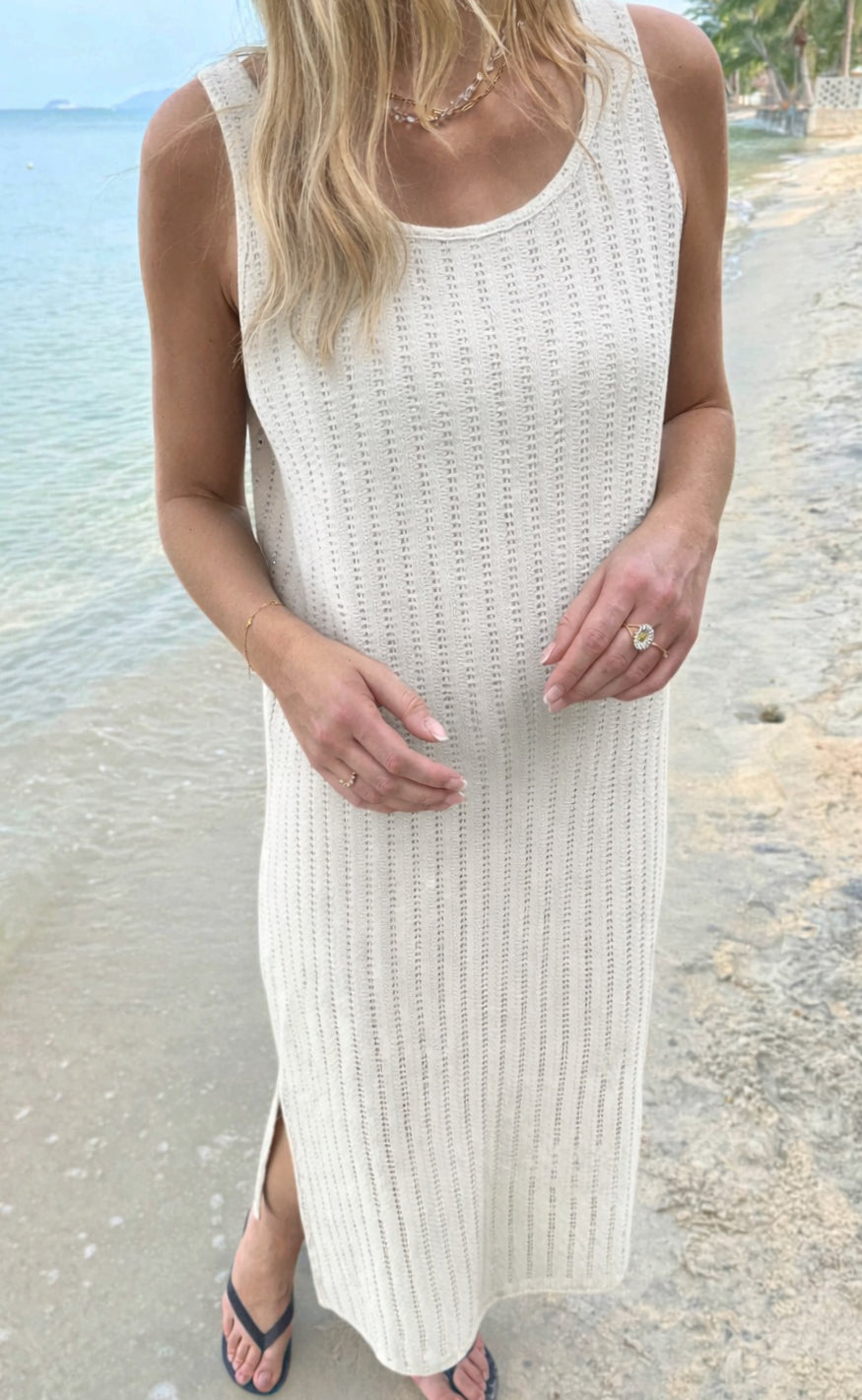 Say INA Copenhagen Kjole - Carolina Strap - Off White