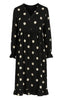 Say INA Copenhagen Kjole - Catja - Black W. Big Dots