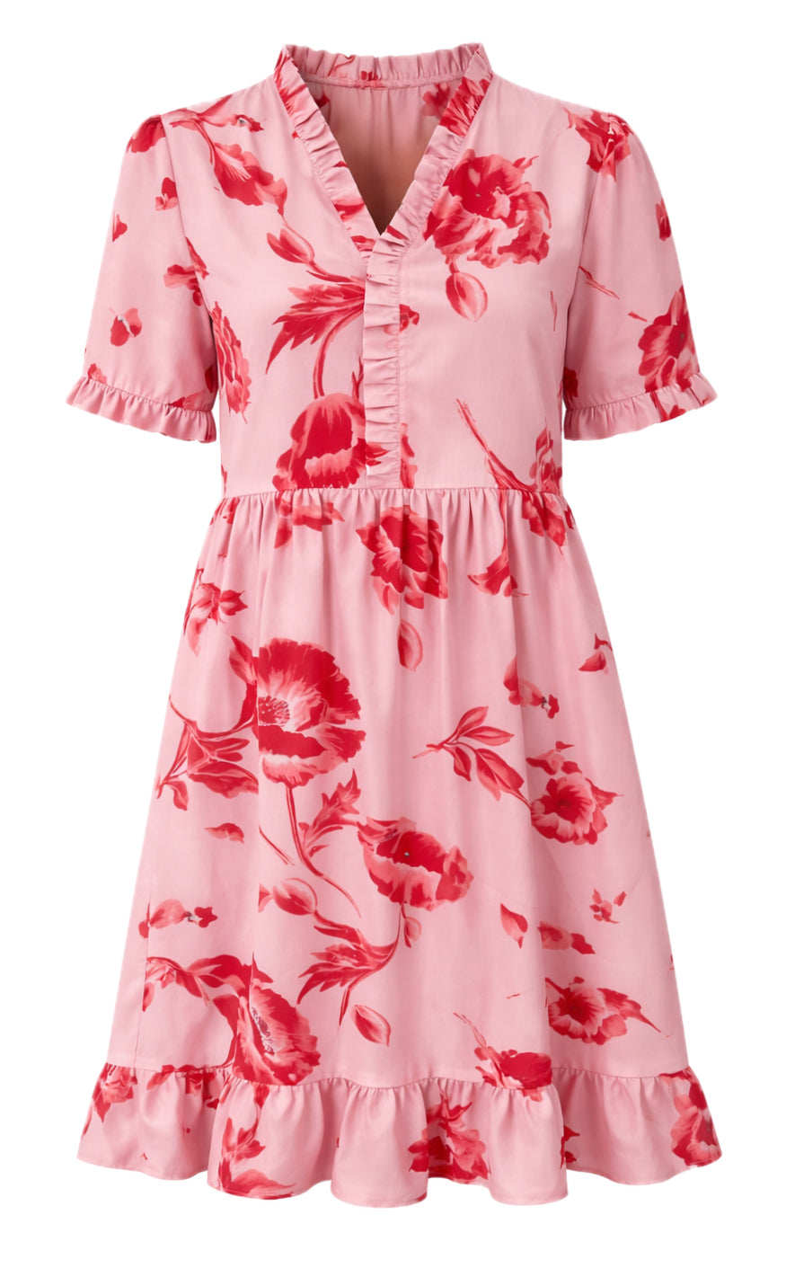Say INA Copenhagen Kjole - Catja Summer - Rosy Flower