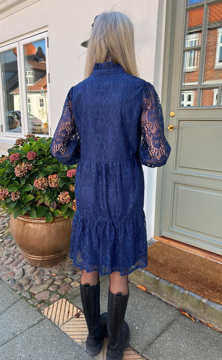 Say INA Copenhagen Kjole - Dalia - Navy Blue