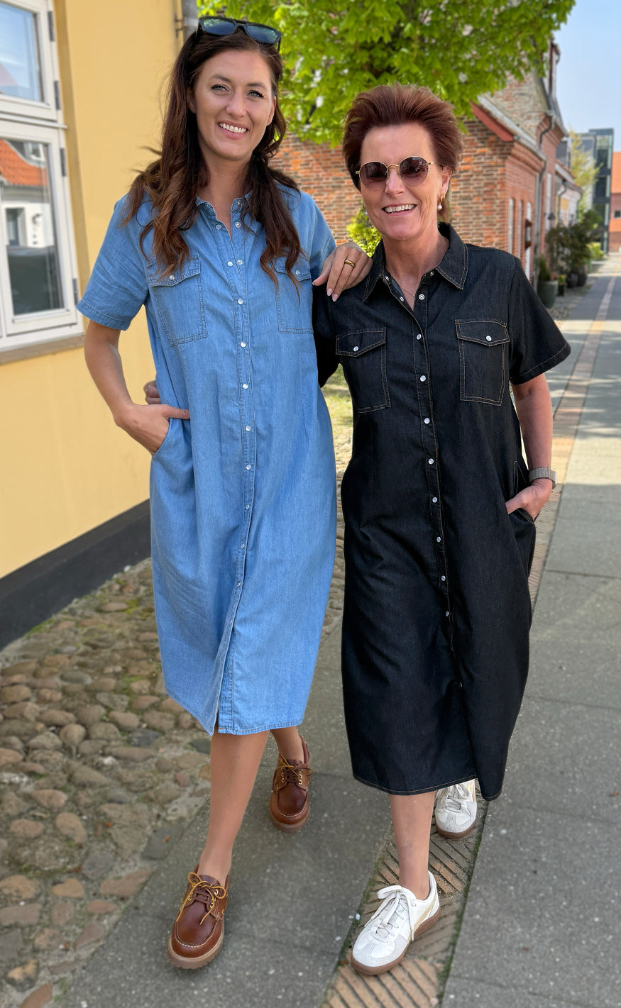 Say INA Copenhagen Kjole - Detia Summer - Light Blue Denim