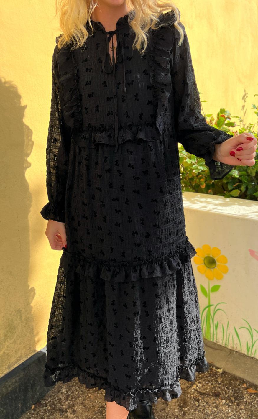 Say INA Copenhagen Kjole - Elina - Black Bows
