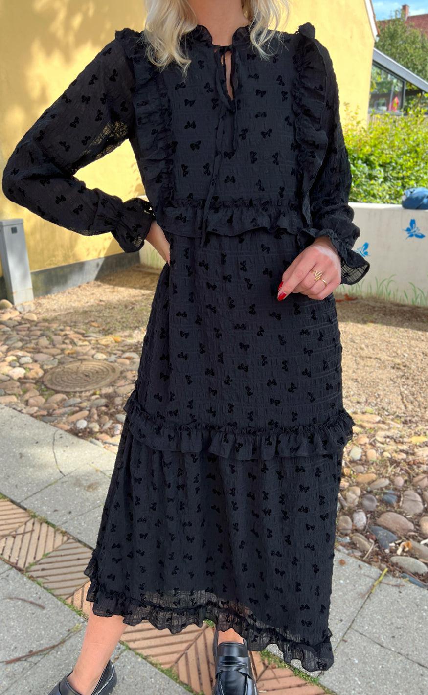 Say INA Copenhagen Kjole - Elina - Black Bows