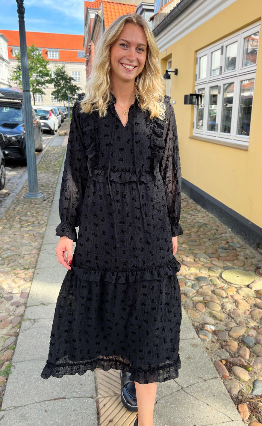 Say INA Copenhagen Kjole - Elina - Black Bows