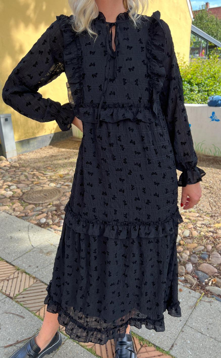 Say INA Copenhagen Kjole - Elina - Black Bows
