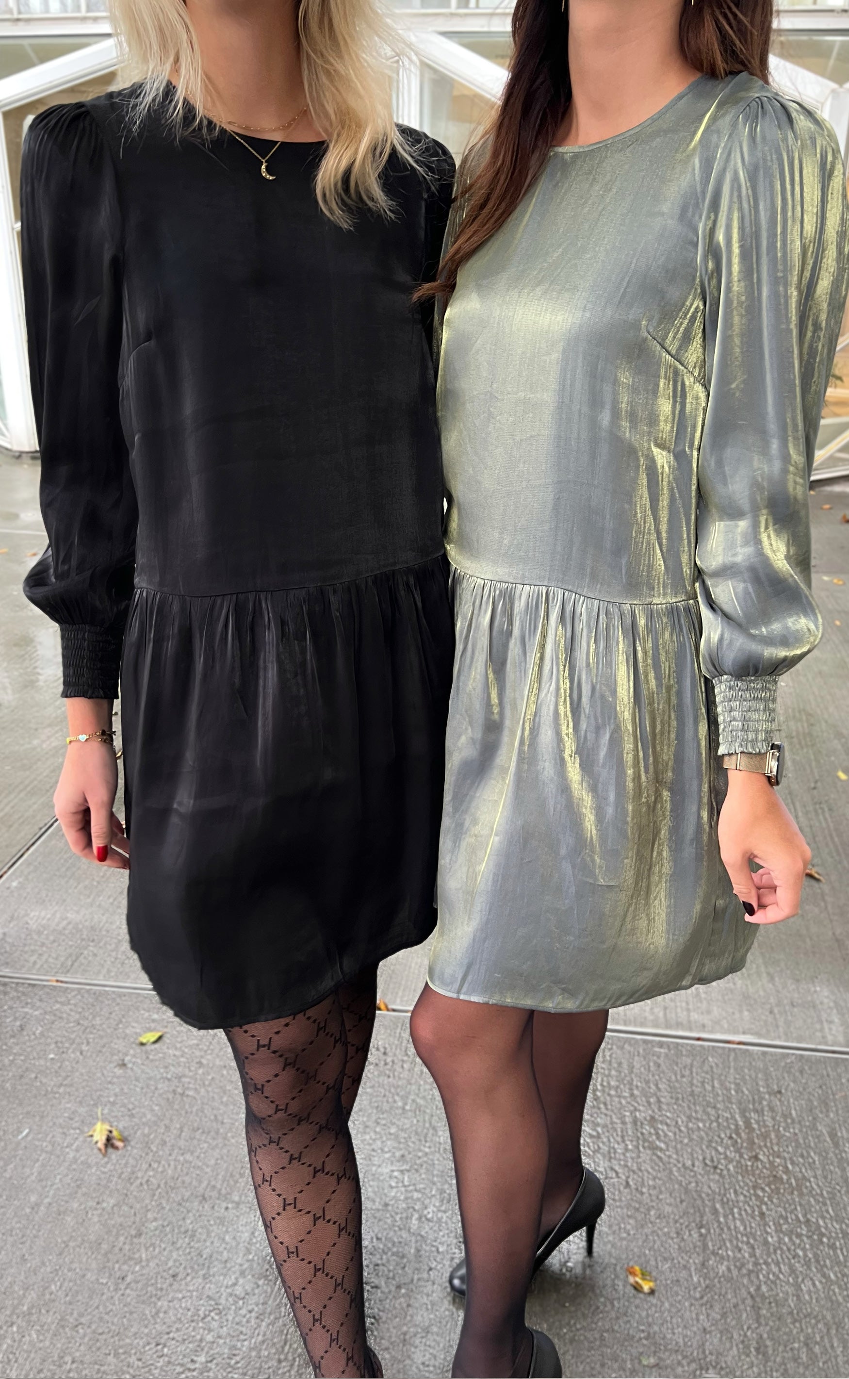 Say INA Copenhagen Kjole - Elina - Black / Silver Glitter