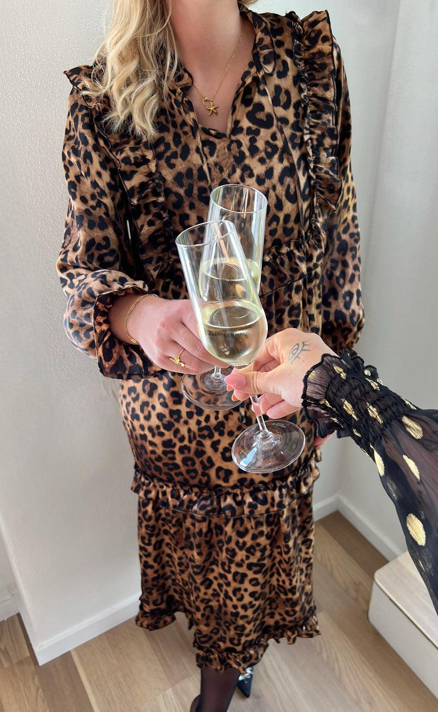 Say INA Copenhagen Kjole - Elina - Leopard