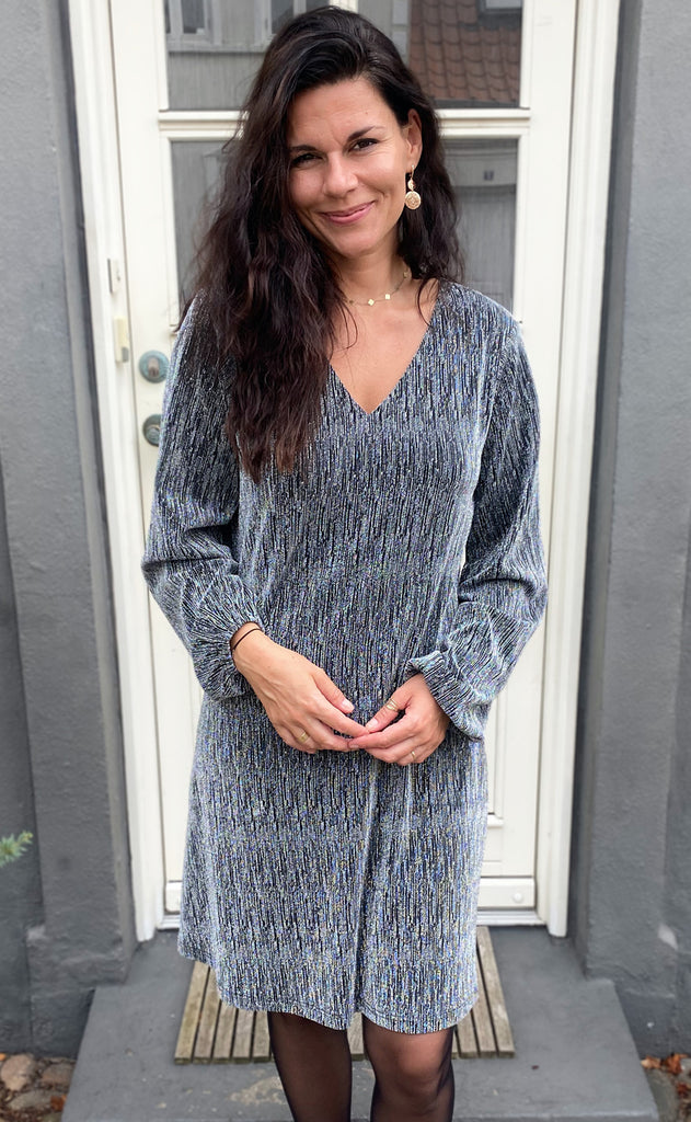 Say INA Copenhagen Kjole - Elina - Silver Glitter