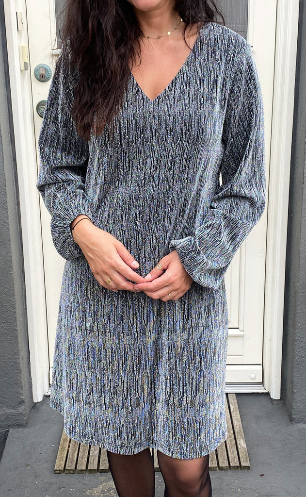 Say INA Copenhagen Kjole - Elina - Silver Glitter