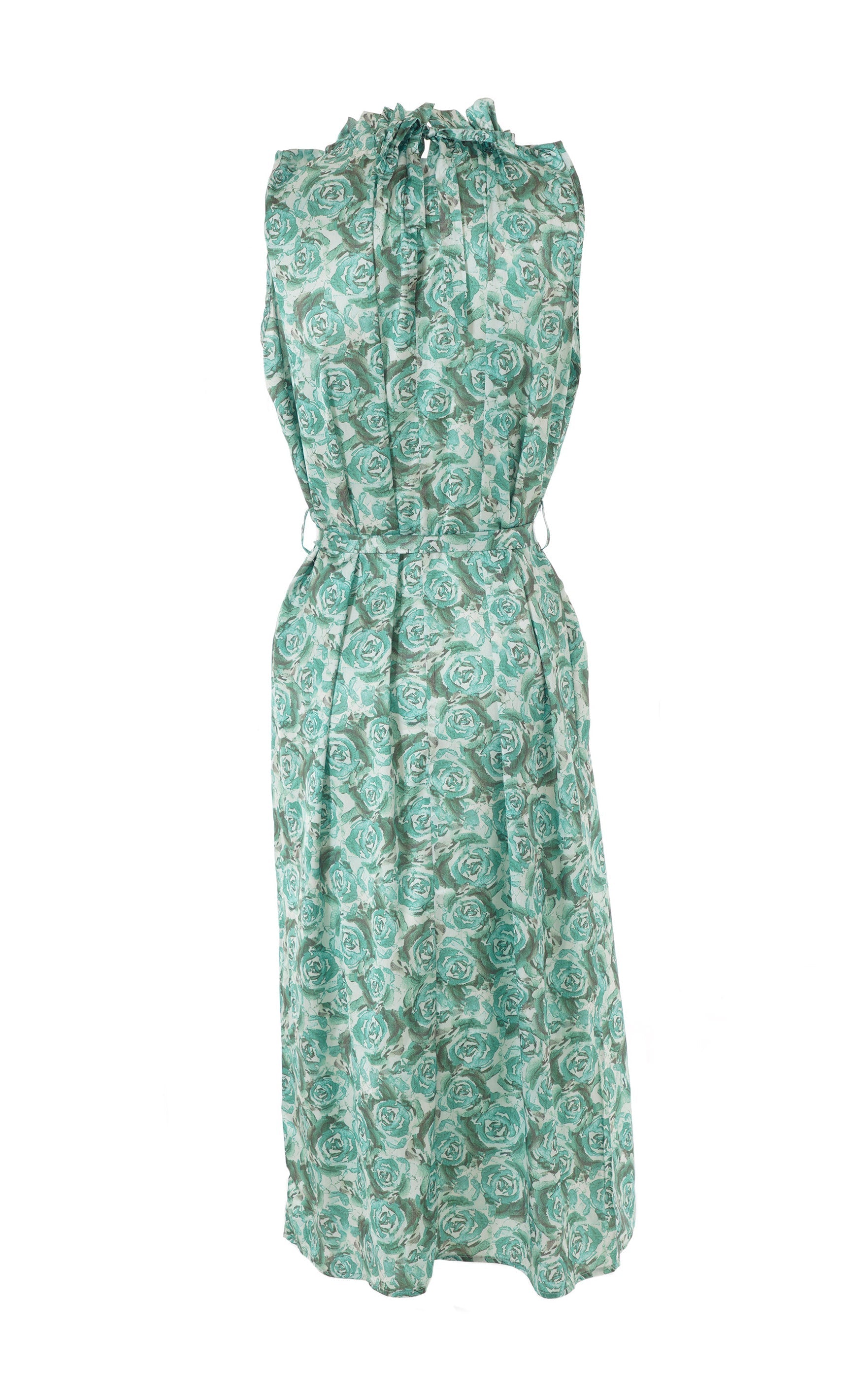 Say INA Copenhagen Kjole - Ellen - Green Roses
