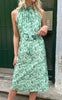 Say INA Copenhagen Kjole - Ellen - Green Roses