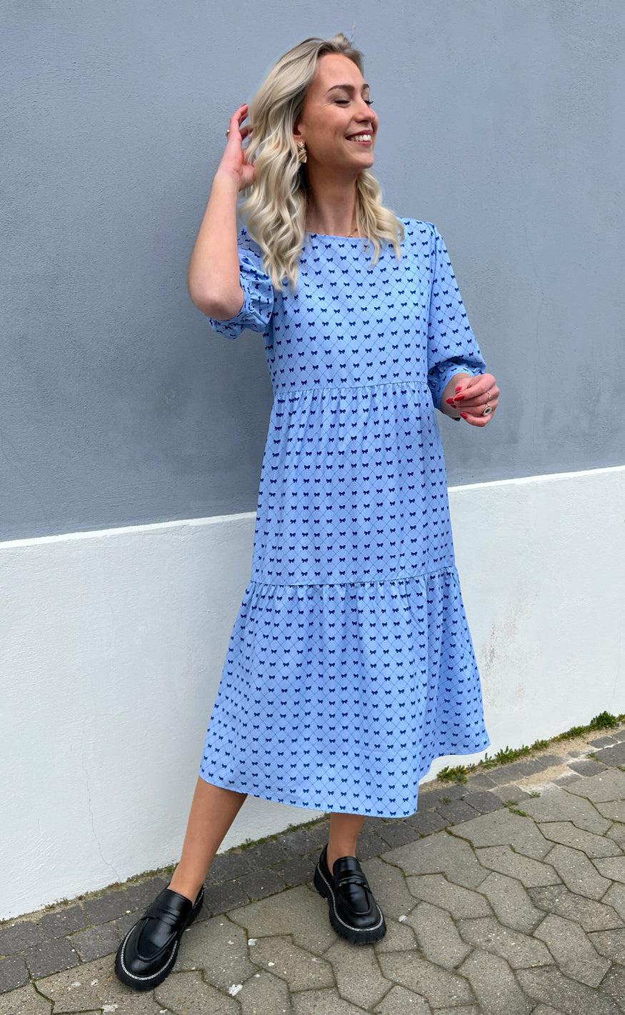 Say INA Copenhagen Kjole - Ellie - Blue Bows