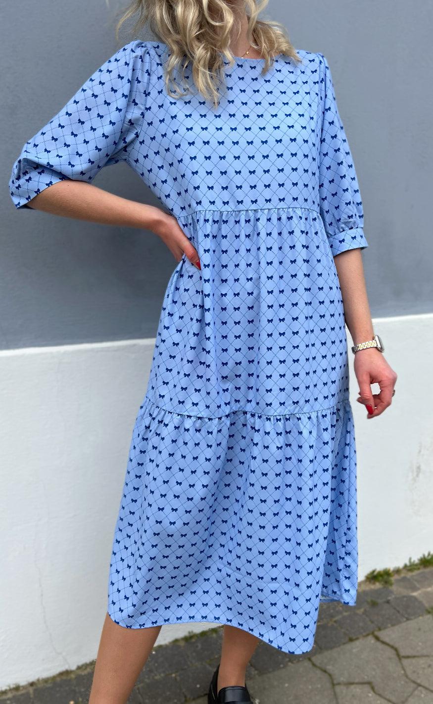 Say INA Copenhagen Kjole - Ellie - Blue Bows